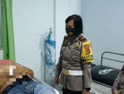 Dua Aparat Kepolisian Polres Mamuju Mengalami lakalantas Dijalan Poros Barru-Pare-pare