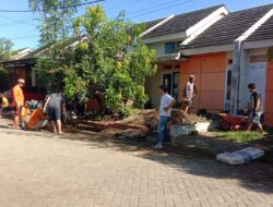 Kerja Bakti Sarana Warga Perumahan Balla Pangka Binanga Gowa, Untuk Jaga Kekompakan