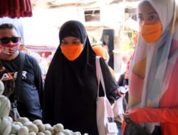 Kampanyekan ADAMA, Wero Ri Langi Dan Aura Imandara Kunjungi Pasar Maccini