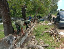 Bentuk Penghormatan, Kodim 1420 Sidrap Rehab Pagar TMP Yang Rusak