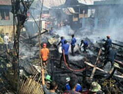 Kebakaran Hanguskan 1 Unit Rumah Panggung di Karampangpa,ja