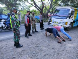 Tingkatkan Kedisiplinan Penggunaan Masker, Personil Polsek Bontonompo Gowa Gelar Operasi Yustisi