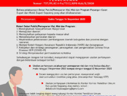 KPU Soppeng Akan Gelar Debat Publik Putaran Kedua Pemaparan Visi Misi Paslon