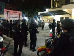 Jamin Kondisi Kamtibmas Makassar Kondusif, Personil Batalyon A Pelopor Gelar Patroli Gabungan