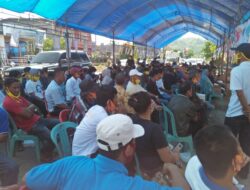 Tim Relawan Bintang 88 Paslon Nomor 3 saat Deklarasi Diduga Langgar PKPU No-13 Tahun 2020 dan Prokes C-19