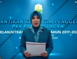 Lantik Ketua TP PKK Aceh, Tri Tito Karnavian Ingatkan Prioritas Utama Tangani Covid-19