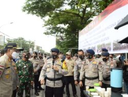 Apel Gelar Pasukan, untuk Antisipasi Penanganan Bencana di Sulsel, Satuan Brimob Hadirkan Dapur Lapangan