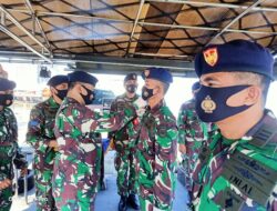 Dansatrol Lantamal VI Pimpin Sertijab Dan KAL Suluh Pari II-6-60