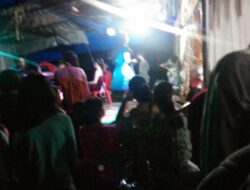 Festival Miss Waria di Lapangan Sepak Bola Desa Cilellang Barru Dibubarkan Paksa Oleh Petugas