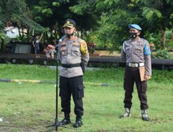 Kapolres Barru Mengecek Langsung Kesiapan Personil dalam Rangka Pengamanan Unjuk Rasa