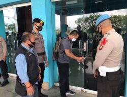 Pastikan Pemilu Aman, Polisi Rutin Pantau Gudang Logistik Pemilu 1×24 Jam