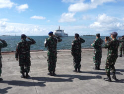 Jelang Peresmian Satlinlamil 3, Kapal Perang TNI AL Jenis LPD KRI BAC-593 Tiba Di Makassar Hari Ini