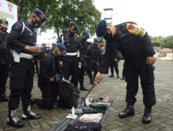 Hari ini 1 SSK Brimob Batalyon A Pelopor Berangkat Pengaman Pilkada Kab. Gowa