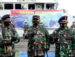 Pangkolinlamil Resmikan Satlinlamil 3 Dan Pengukuhan Dansatlinlamil 3 Di Lantamal VI