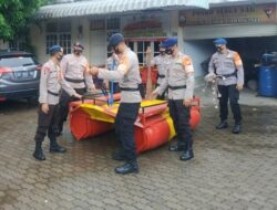 Sikapi Cuaca Yang Tidak Menentu, Batalyon A Pelopor Siagakan Tim SAR