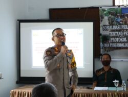Sosialisasi Perbup, Kapolres Takalar: Cegah Covid-19 Dengan Patuhi Prokes