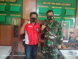 Kabiro Sidrap PT. BNMG Silaturahim ke Makodim 1420/Sidrap Temui Dandim, Ini Tujuannya