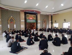 Demi Lancarnya Pengamanan Pilkada Serentak Batalyon A Pelopor Gelar Dzikir dan Doa Bersama