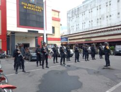 Masa Tenang Pilkada Kota Makassar Brimob Batalyon A Pelopor Tingkatkan Patroli Kamtibmas