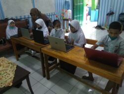 Gelar Simulasi UBKD UPT SPF SD. Inpres Tabaringan Makassar, Terapkan Protokol Kesehatan.