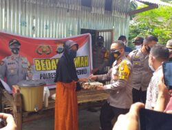 Kapolres Takalar Bersama Rombongan Hadiri Peresmian Bedah Rumah Di Desa Pattoppakang kec. Marbo
