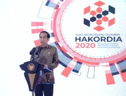 Presiden Jokowi : Sistem Pencegahan Kunci Utama Pemberantasan Korupsi