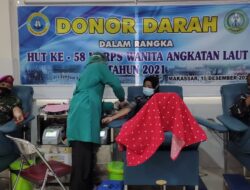 Kowal Lantamal VI Aksi Kemanusian Lewat Donor Darah
