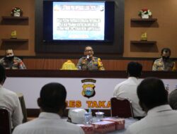 Latpraops Lilin 2020, Kapolres Takalar: Tidak Ada Izin Keramaian, Patuhi Prokes