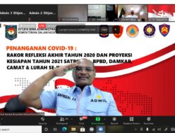 All Out Tangani Covid-19, Ditjen Adwil Kemendagri Gelar Rakor Refleksi Akhir Tahun dan Proyeksi Kesiapan 2021