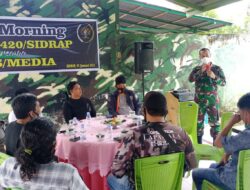 Eratkan Kemitraan, Dandim 1420 Sidrap, Letkol Inf Dodi Nur Hidayat Ajak Awak Media Coffee Morning
