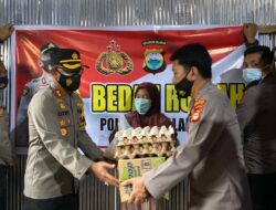 Bedah Rumah, Kapolres Takalar Serahkan Rumah Kepada Dg. Gassing