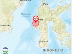 Gempa Susulan Dengan Magnitudo 5,0 Terjadi Lagi Di Majene Sulbar