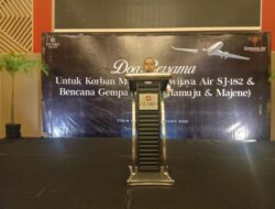 Doa Bersama Lintas Agama Untuk Korban Musibah Sriwijaya Air SJ-182 dan Gempa Mamuju-Majene