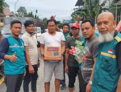 Ketua Karang Taruna Kec. Mattiro Sompe Kab. Pinrang dan Tim Salurkan Bantuan Ke Korban Bencana Gempa di Sulbar