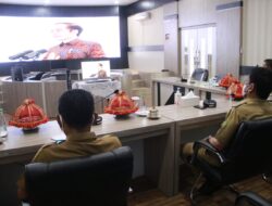 Rakor Penanaman Modal, Bupati Suardi Saleh Ikuti secara Virtual