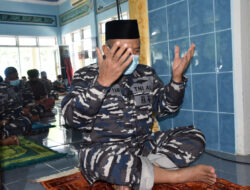 Lantamal VI Makassar Gelar Doa Bersama Untuk Korban Bencana di Tanah Air Dan Memohon Perlindungan