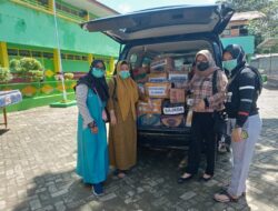 Salurkan Bantuan, UPT SPF SDN Kip Bara-Baraya I Makassar, Berharap Kondisi Di Sulbar Cepat Pulih
