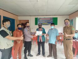 Satgas P. C-19 Kab Barru Laksanakan Pantauan Prokes pada Penyaluran BLT-DD Tahun 2021