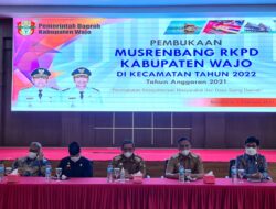 Resmi di Buka Musrembang Tingkat Kecamatan Oleh H.Amran Mahmud di Ruang Pola Kantor Bupati Wajo