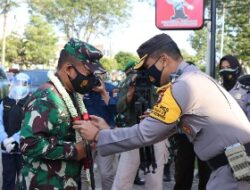 Kunjungan Kerja ke Mako Polres Dumai Pangdam I/BB di Dampingi Danrem 031/Wira Bima