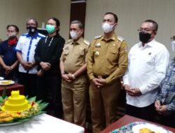 Bupati dan Wabup Hadiri Acara HPN 2021 Secara Virtual, di Ruang Rapat Pimpinan, Kantor Bupati Wajo