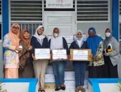 Peduli Gempa SulBar, UPT SPF SMP Negeri 24 Makassar Salurkan Bantuan