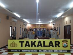 Kapolres Takalar Mengikuti Rapim Polri Tahun 2021 Digelar Secara Virtual