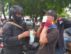 Melalui Patroli Kemitraan, Brimob Batalyon A Pelopor Terus Ajak Masyarakat Patuhi Prokes