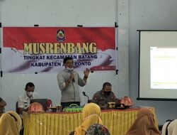 Ketua Komisi II DPRD Jeneponto Hadiri Acara Musrenbang Kec. Batang