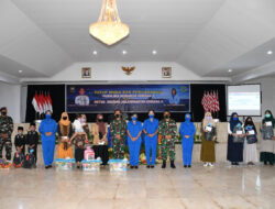 Pemberian Santunan dan Tali Asih Warnai Tatap Muka dan Pengarahan Pangkoarmada II di Mako Lantamal VI Makassar