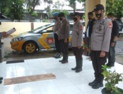 Apel Pagi, Kapolsek Galsel Berikan Arahan ke Seluruh Personilnya