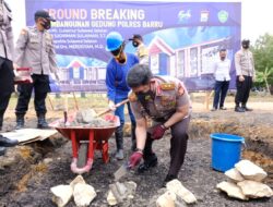 Kapolda Sulsel Letakan Batu Pertama Pembangunan Gedung Polres Barru