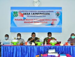 Dukung Digitalisasi Desa, Program SID Diperkenalkan di Desa Lainungan Kab Sidrap