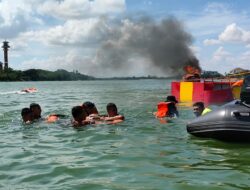 Program 100 Hari Kapolri, Brimob Batalyon A Pelopor Gelar Latihan SAR Gabungan di Arena Dayung Makassar